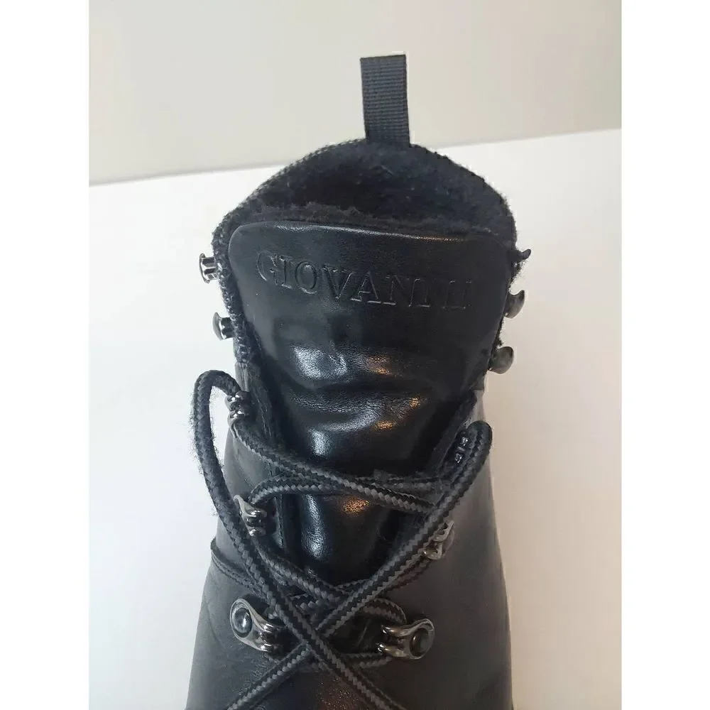Giovanni Mens Boot Sz 8 Black